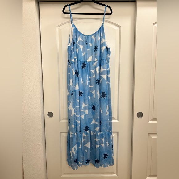 NWT Lane Bryant Floral Flowy Maxi Dress - Picture 3 of 6